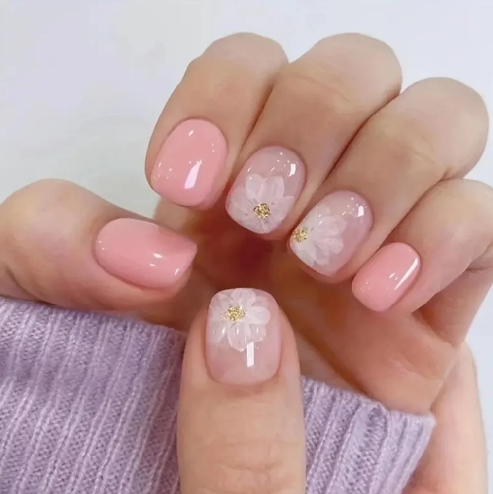 24 Pieces Fake Press On Nails